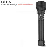 250000cd 1000m XHP90.2 most powerful led flashlight usb Zoom Tactical torch-12