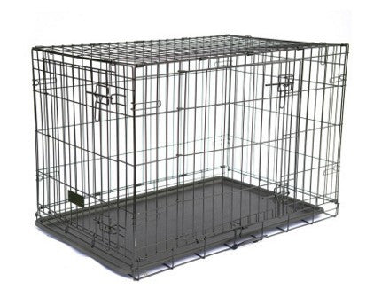 Folding Metal Dog Cage-0