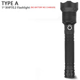 250000cd 1000m XHP90.2 most powerful led flashlight usb Zoom Tactical torch-9