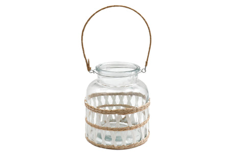 Candle Lantern with Weave-0